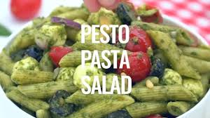 Pesto Pasta Salad Recipe Video Youtube