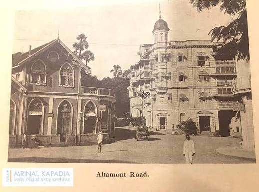 Old Bandra Hill Road photos with arch from 1900-1970s