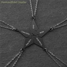 Three handmade argentium silver puzzle piece necklaces, when put together they make a nice heart. Personalized Master Customized 5 6 Pieces Friendship Puzzle Piece Pendant For Best Friends Sisters Brother Friendship Necklace Buy At The Price Of 10 69 In Aliexpress Com Imall Com