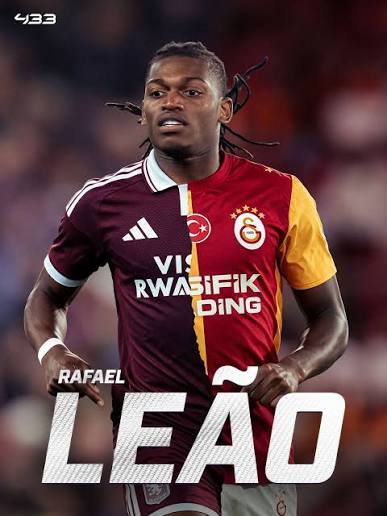  𝐑𝐀𝐅𝐀𝐄𝐋 𝐋𝐄𝐀̃𝐎: 𝐆𝐀𝐋𝐀𝐓𝐀𝐒𝐀𝐑𝐀𝐘 𝐎𝐑 𝐀𝐒𝐓𝐎𝐍  𝐕𝐈𝐋𝐋𝐀?  Rafael Leão has reached a personal agreement with  Galatasaray, according to Yağız Sabuncuoğlu  Meanwhile, Aston Villa  will continue negotiations with AC Milan today,