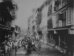 1850-1925 India, Views of old Bombay in ...