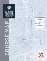 Map U S Olympic Team Trials Marathon