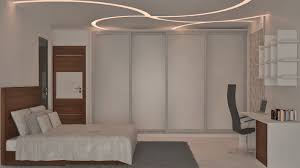 25 designer beds for a gorgeous bedroom. Snow White Shaded Bedroom With Wall Mounted Wardrobe By Icraft Desginz And Interiors