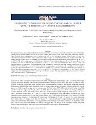 Camden monument company is located in camden, arkansas. Pdf Determination Of Hot Springs Physico Chemical Water Quality Potentially Use For Balneotherapy
