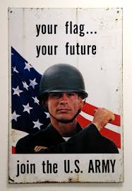 1967 Vietnam War Recruiting Sign Vietnam War Military Poster War