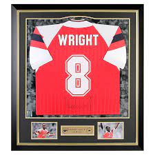 Ian wright, former arsenal player, speaks during a q&a at the barclays office during the barclays asia trophy 2015 ticket. Ian Wright Signed Framed 94 Home Shirt Signature Collection Memorabilia Arsenal Direct
