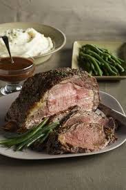 Beef Rib Roast With Chocolate Port Sauce And Goat Cheese Potatoes Recipe Pork Recipes Beef Recipes Beef Rib Roast