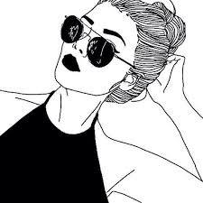 Epingle Par Valeria Samayoa Sur Photo De Profil Dessin Dessin Noir Et Blanc Dessin Ado