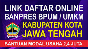 Hal tersebut menjadi peluang untuk para pelaku umkm yang memenuhi kriteria untuk melakukan pengajuan atau pendaftaran blt bpum. Link Daftar Umkm Online Jawa Tengah Cara Daftar Umkm 2020 Online Youtube