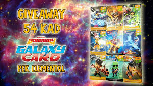 Selamat pagi yang indah semuanya. Giveaway Complete Boboiboy Galaxy Card Pek Elemental Part 3 Unpacking Review Youtube