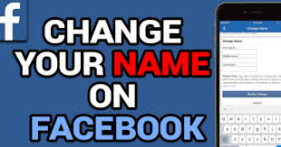 Due To Some Factors You May Make A Decision To Change Facebook Name That Shows Up On Your Facebook Account In 2020 Change My Name Changing Your Name How To Change Name