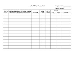 This post provides 49 log sheet templates that you can download and print for your personal use. Lockout Tagout Log Sheet Template In Word And Pdf Formats