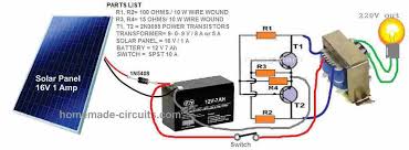 Connect the panels to the inverter to the battery. How To Make A Simple Solar Inverter Circuit Homemade Circuit Projects