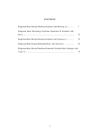 Rangkuman Lima Buku Penelitian Kualitatif