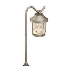 Portfolio 4 Watt Brushed Pewter Low Voltage Led Lowes Com Led Path Lights Led Light Bulb Bases