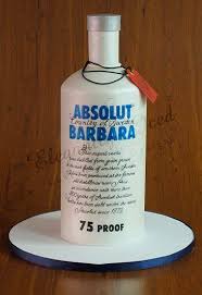 Birthday Liquor Bottle Cake Decorations Elegantly Iced Gallery Custom Cakes Bottle Cake Birthday Cake Decorating Cocktail Cake