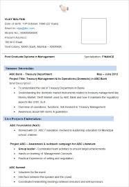 24 Best Finance Resume Sample Templates Wisestep