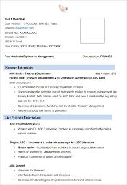 Include specifically relevant modules and projects. 24 Best Finance Resume Sample Templates Wisestep