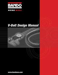 V Belt Design Manual Bando Usa Pages 1 38 Text