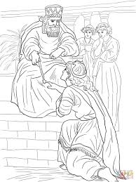 Esther Before King Ahasuerus Super Coloring Bible Coloring Pages Bible Coloring Coloring Pages