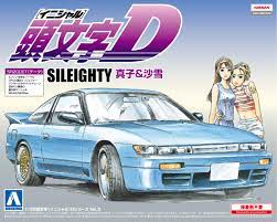 Buy Aoshima 1/32 Scale Sileighty Mako & Sayuki - Initial-D No.3 Series  Plastic Model Kit # 08980 Online at Low Prices in India - Amazon.in