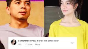 Nur amira izzati binti rosli (lahir 24 ogos 1991) merupakan seorang pelakon wanita malaysia. Papa Ber4k Jela Dalam Seluar Jawapan Amyra Rosli Kepada Amar Baharin Kelakar Habis Lepat Pisang