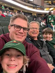 First Minnesota Wild Game Experience with Family