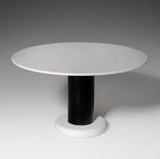 18mm thick slate grey and black marble top with epoxy sealant. Ettore Sottsass Loto Rosso Round Marble Table For Poltronova Italy 1965 136794