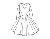 Ver más ideas sobre vestidos bonitos para niña, vestidos para niñas, moda para niñas. Dibujos De Vestidos Para Colorear Dibujos Net