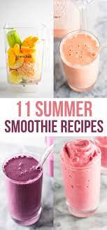 11 Summer Smoothie Recipes To Cool Off With Summer Smoothies Summer Smoothies Recipes Summer Smoothies Refreshing Summer Smoothie