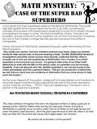 Which is just as well as it means you can play zombie in my. Superhero Free Math Mystery Grades K 6 Bundle Math Activity Distance Learning