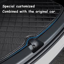 The tesla model y is an electric compact crossover utility vehicle (cuv) by tesla, inc. Thinsgo For Tesla Model Y Trunk Pet Mat Waterproof Cargo Liner For Dogs Rear Seat Thinsgo