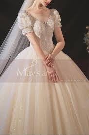 1000+ idéer om robe style empire på pinterest. Robe De Mariee Style Du Second Empire Avec Manches Courtes Bishop Ref M1250 Robes De Mariee