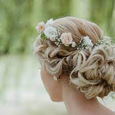 Easy Does It Simple Updos For Summer Delicate Flower Crown Bridal Hair Flowers In Hair