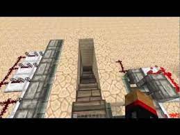 Secret Hidden Piston Stairs V1 Minecraft Redstone Tutorials Minecraft Minecraft Redstone Tutorial Minecraft Redstone
