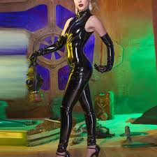 Try finding the one that is. Angelica Stretch Vinyl Catsuit Black Patrice Catanzaro