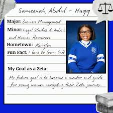 The Zetas at Widener University are introducing their 2025 Executive Board.  💙🤍 “These finer woman are ready to break the headlines and show you what  scholarship, service, sisterhood, and finer womanhood are