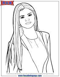 For boys and girls, kids and adults, teenagers and toddlers, preschoolers and older kids at school. Free Printable Selena Gomez Coloring Pages H M Coloring Pages Coloring Home