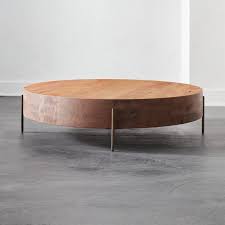 Proctor Low Round Wood Coffee Table Reviews Cb2 In 2020 Coffee Table Wood Round Coffee Table Modern Round Wood Coffee Table