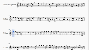 Tenor Sax Sheet Music How To Play Always With Me From Spirited Away Easy By Joe Hisaishi Youtube