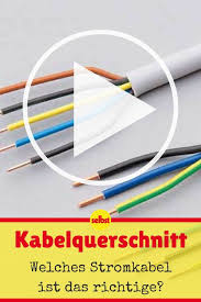 Kabelquerschnitt Hausinstallation Selbst De Elektroinstallation Selber Machen Elektroinstallation Elektroinstallation Haus