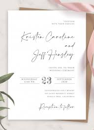 Photo by caroline lima photography as the opening act of your wedding, your invite sets the tone and t. Simple Wedding Invitations Download Or Order Printed