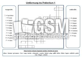 Der vorteil von dieser wohnung ist, dass sie direkt im zentrum liegt. Kreuzwort Prateritum 1 Kreuzwortratsel Prateritum Grammatik Deutsch Klasse 4 Grundschulmaterial De