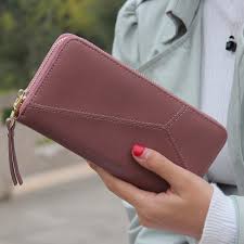 It's an amazing option for women that need to literally carry it all. Geometric Wristband Women Wallet Female Long Zipper Women Purse Large Capacity Coin Wallet Purse Brand New Fashion Phone Clutch Shop It Sharp