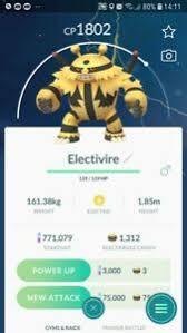 Details About Electivire Electabuzz Evolution Trade Pokemon Go