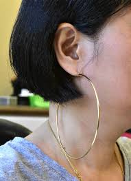 Compare prices & save money on earrings. 14k Yellow Gold 100mm X 2mm Round Hoop Earrings 3 93 Inch Extra Large Bringjoycollection