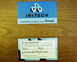 Choose from a variety of business card designs that you can personalize to fit your style. Just In Time Business Cards The Daily Wtf