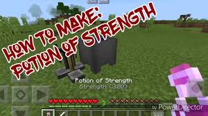 Potions in minecraft are classified into how they are consumed and their effects. How To Make Potion Of Strength In Minecraft Pe Youtube