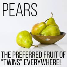 You Know What They Say Good Things Come In Pears Joke Meme Fruit Pears Twins Fruit Facts For Kids Pear