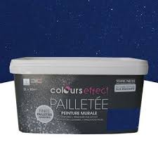 Peinture A Effet Paillettes Colours Nocturne Mat Paillete 2l Castorama Peinture Bleu Nuit Peinture A Effet Peinture Bleu